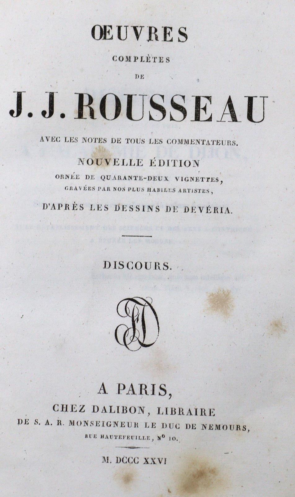 Rousseau,J.J. | Bild Nr.1