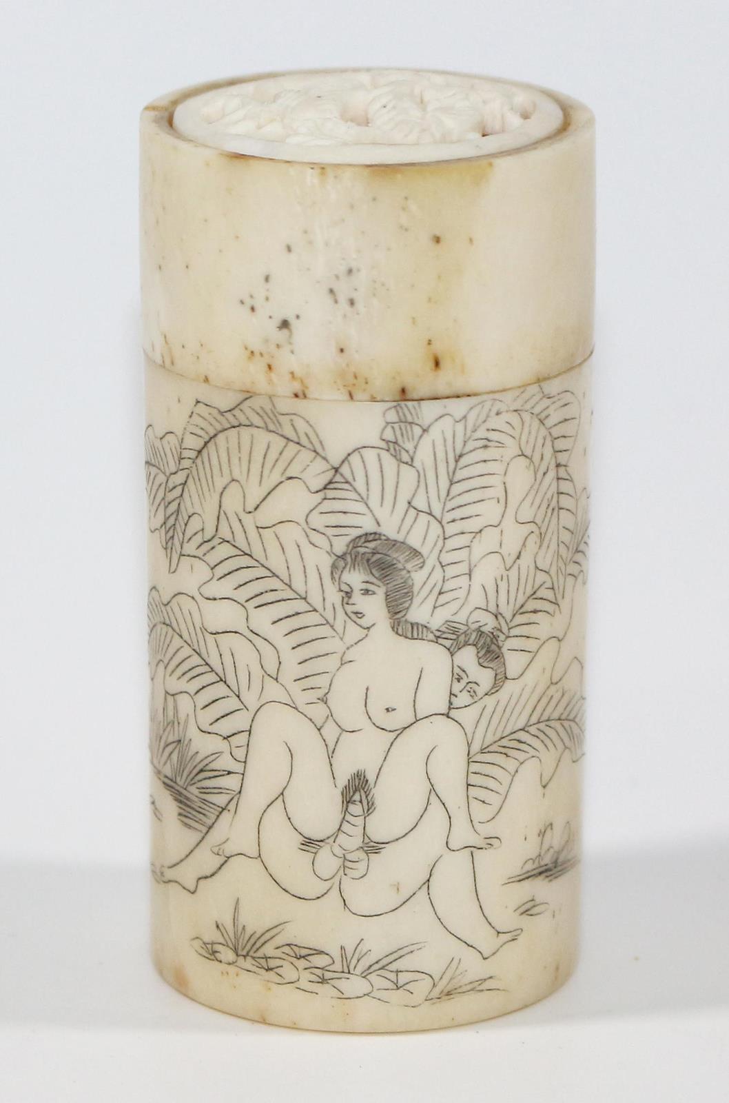 Shunga, erotische Dose, | Bild Nr.1