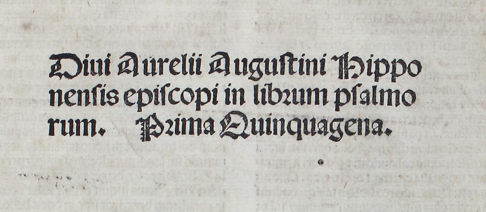 Augustinus,A. | Bild Nr.1