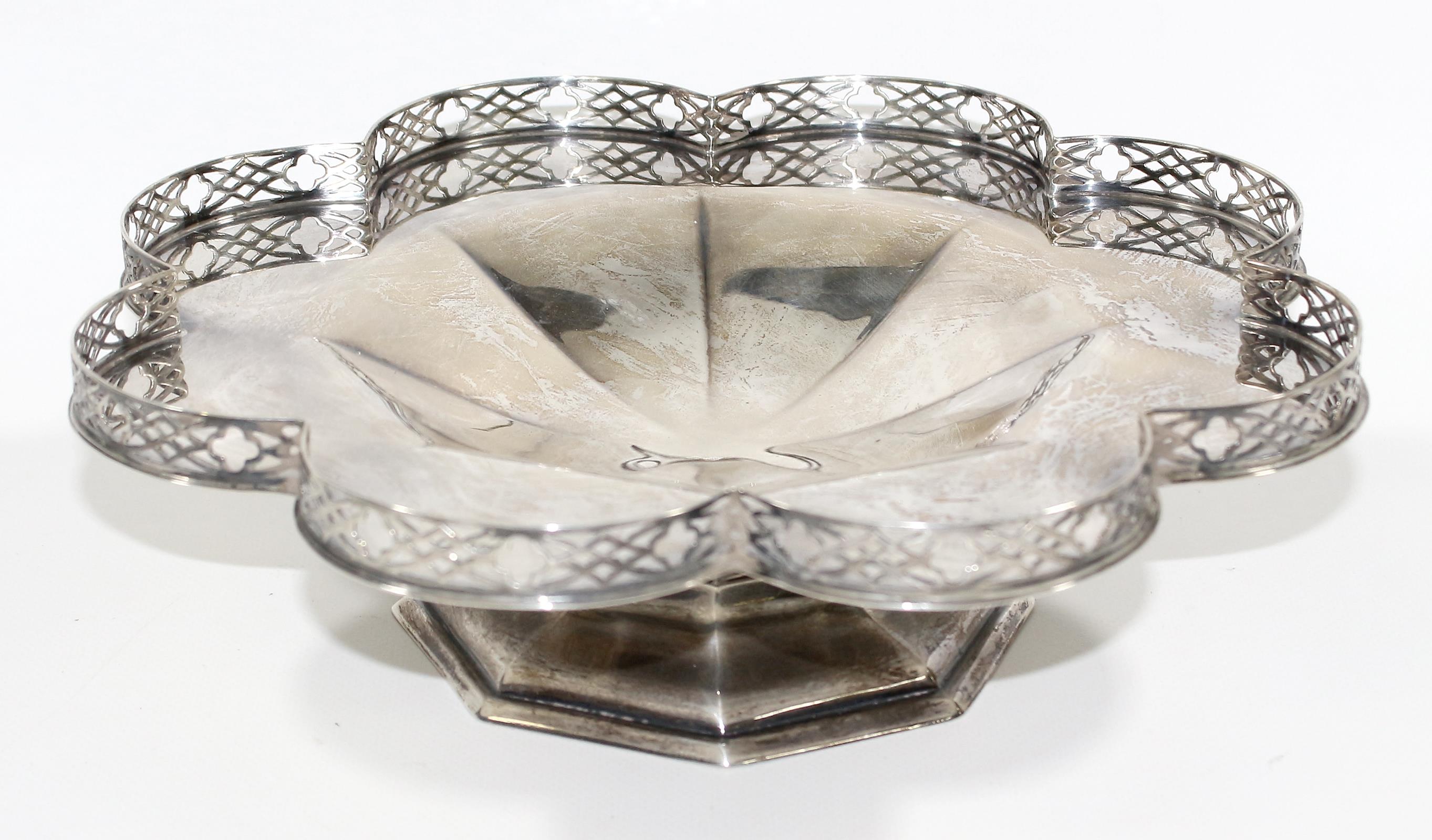 Sheffield Jugendstil Tazza. | Bild Nr.2