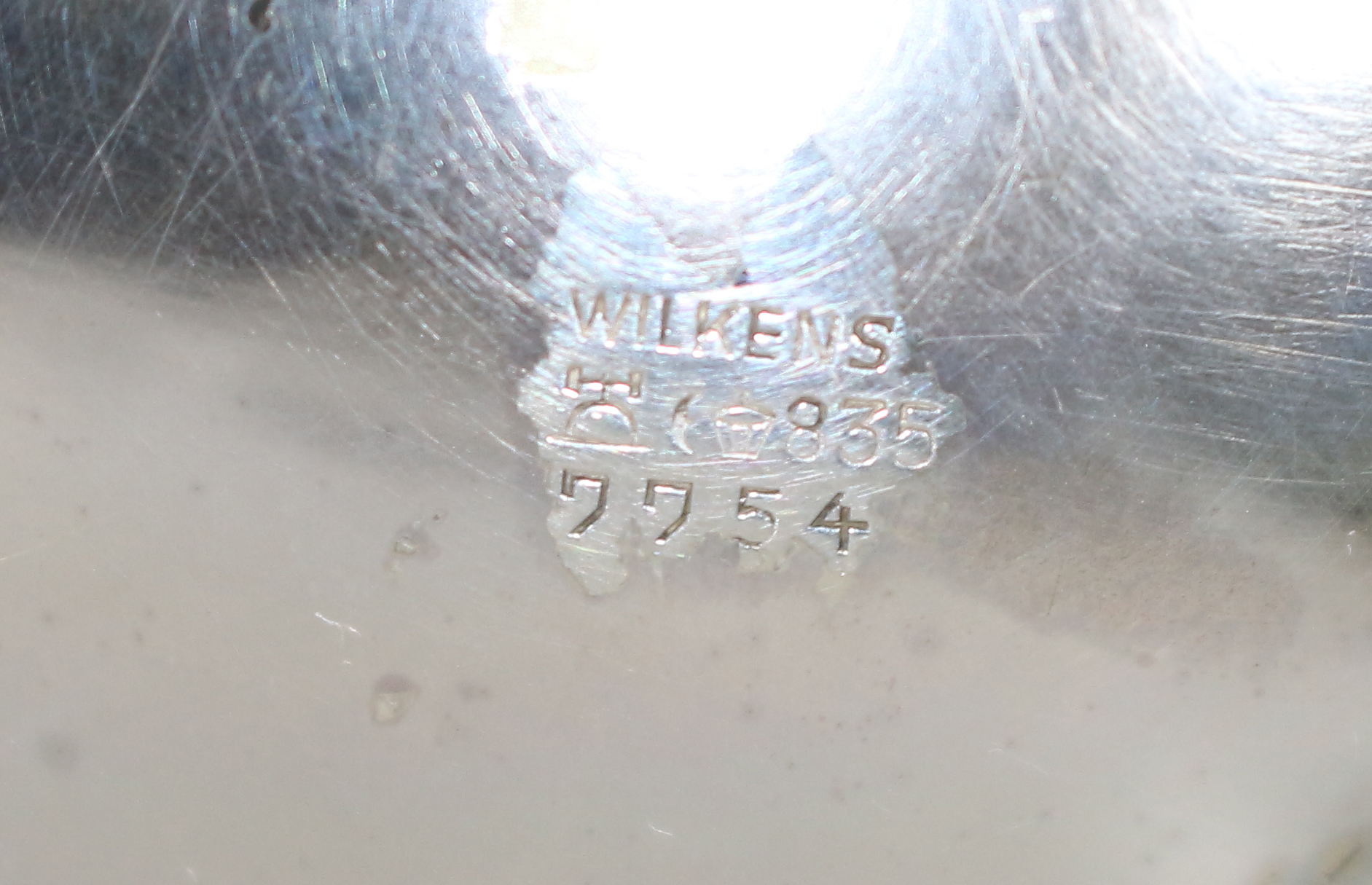 Wilkens Bremen Silbertablett | Bild Nr.2
