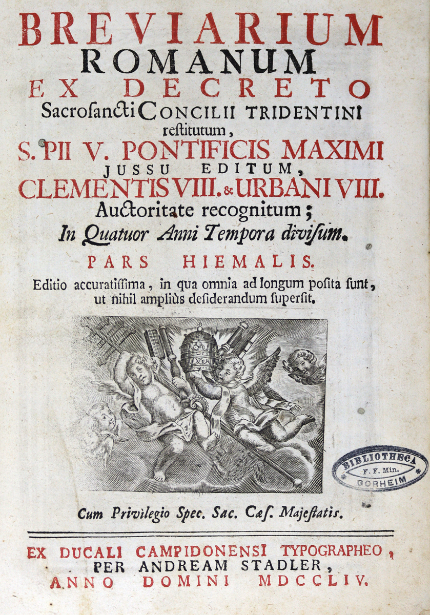 Breviarium Romanum. | Bild Nr.1