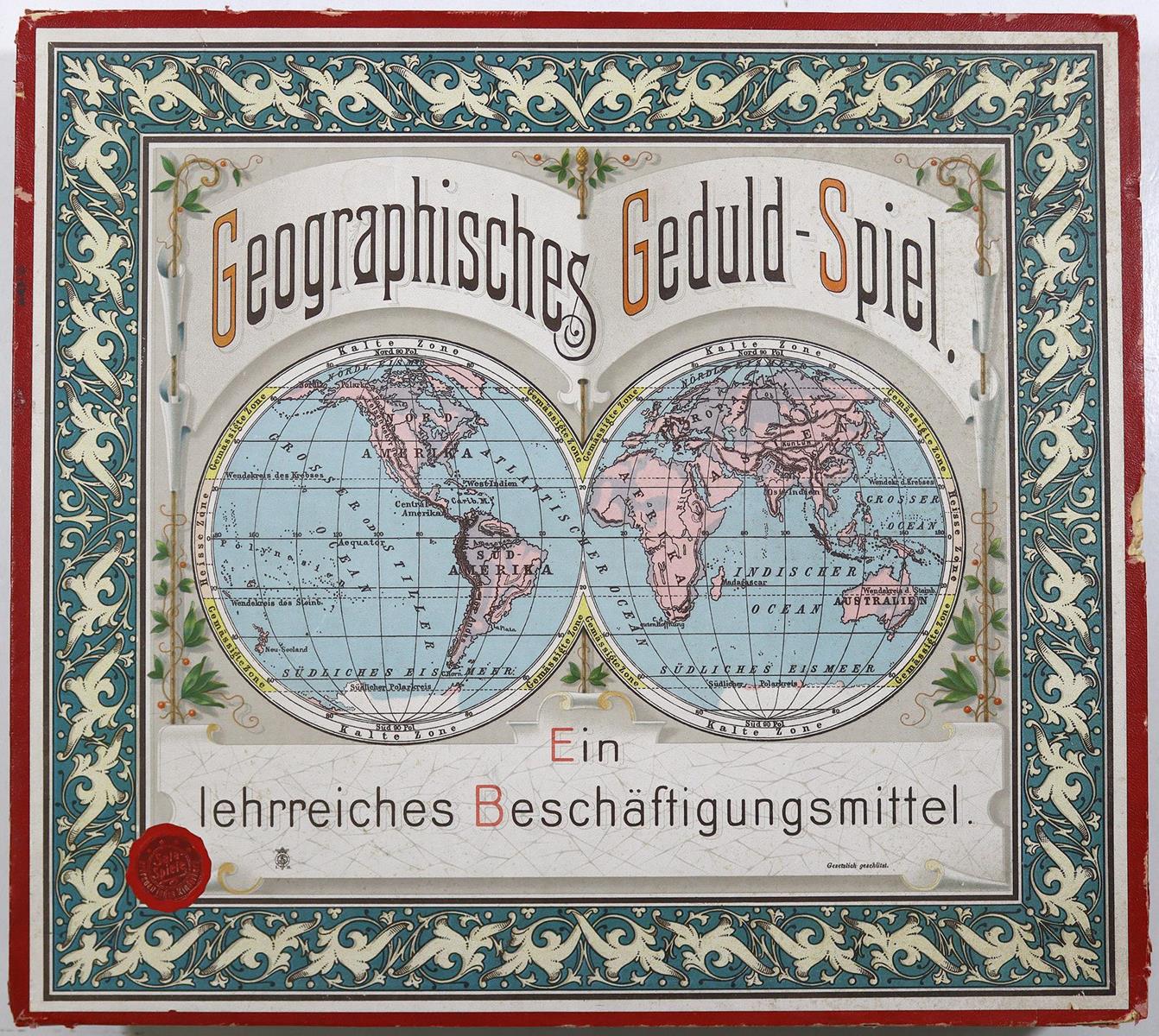 Geographisches Geduld-Spiel. | Bild Nr.1