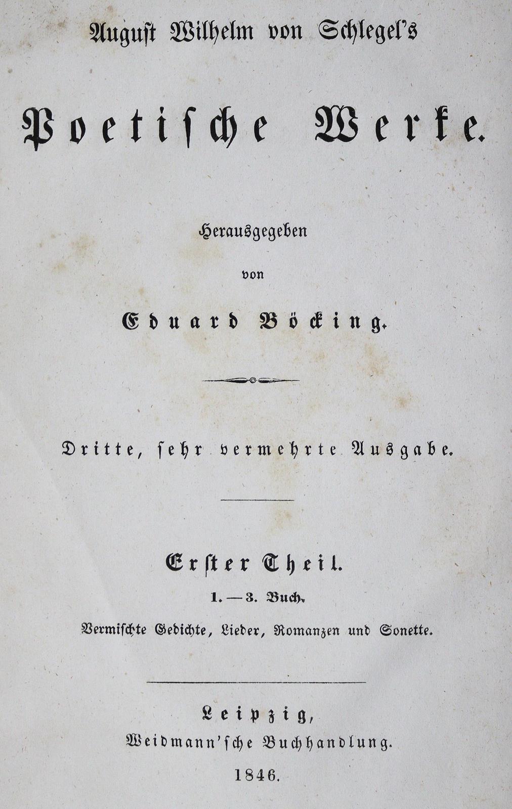 Schlegel,A.W. | Bild Nr.1