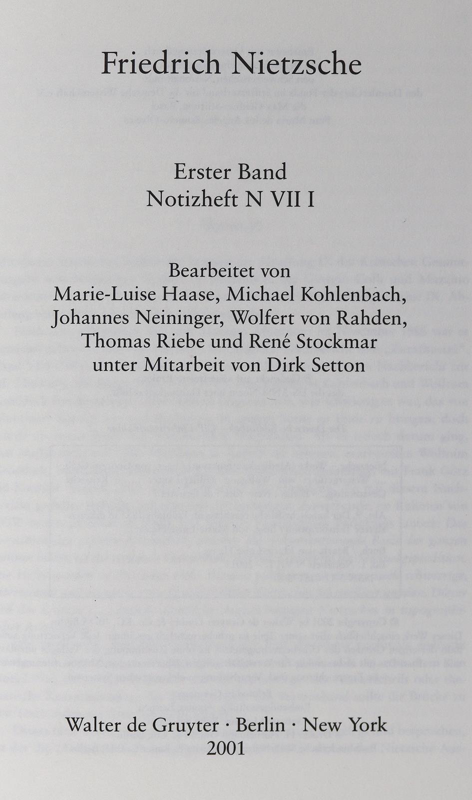 Nietzsche,F. | Bild Nr.1