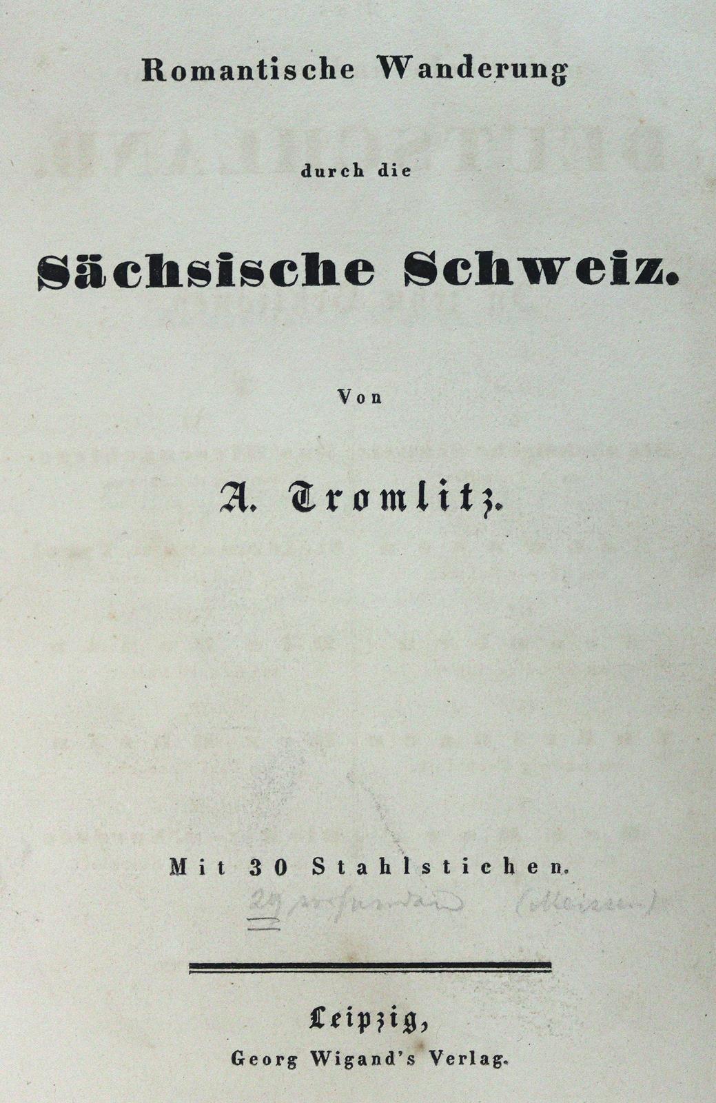 Tromlitz,A. (d.i. K.A.F.v.Witzleben). | Bild Nr.1