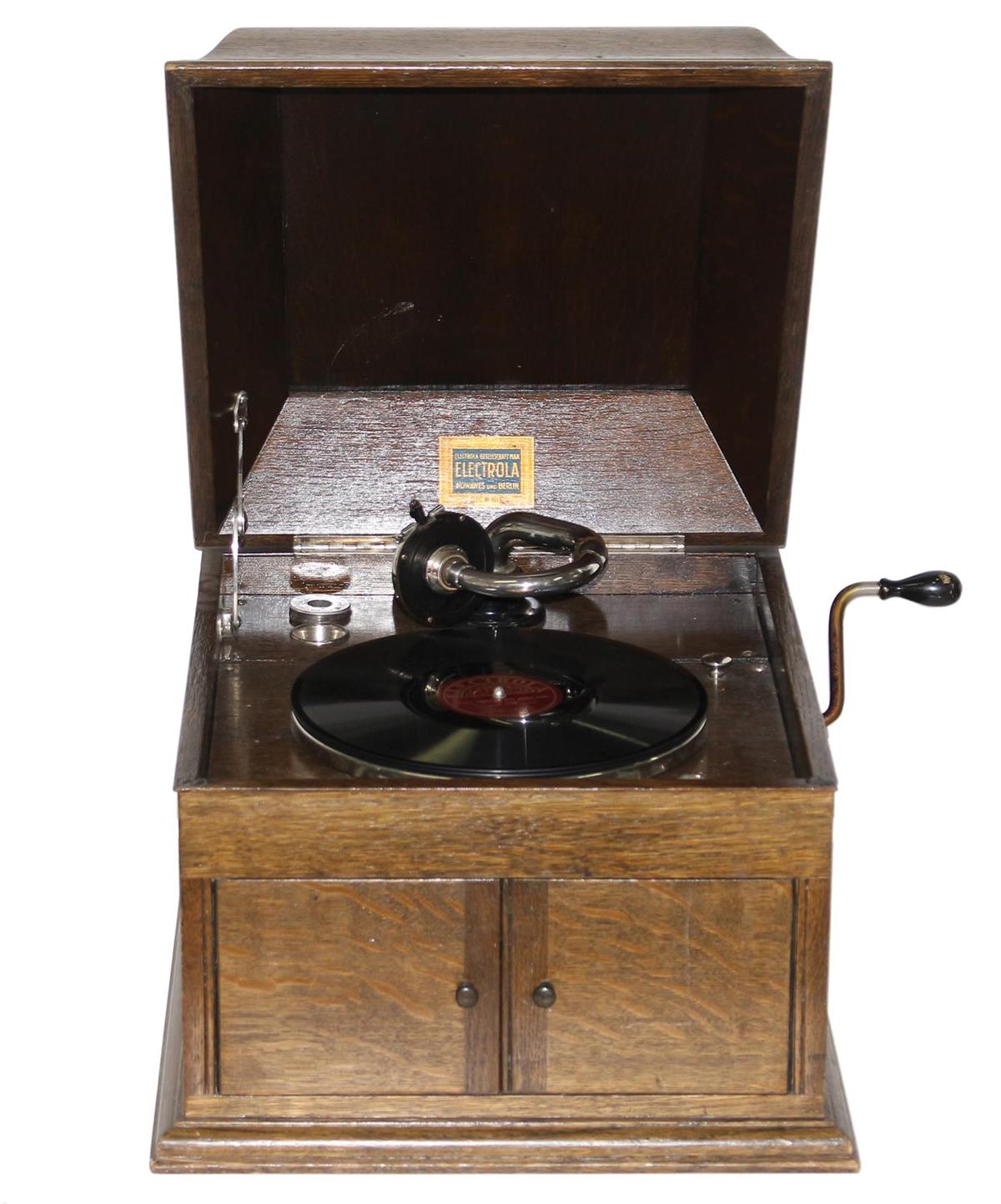Grammophon u. Schellackplatten. | Bild Nr.1