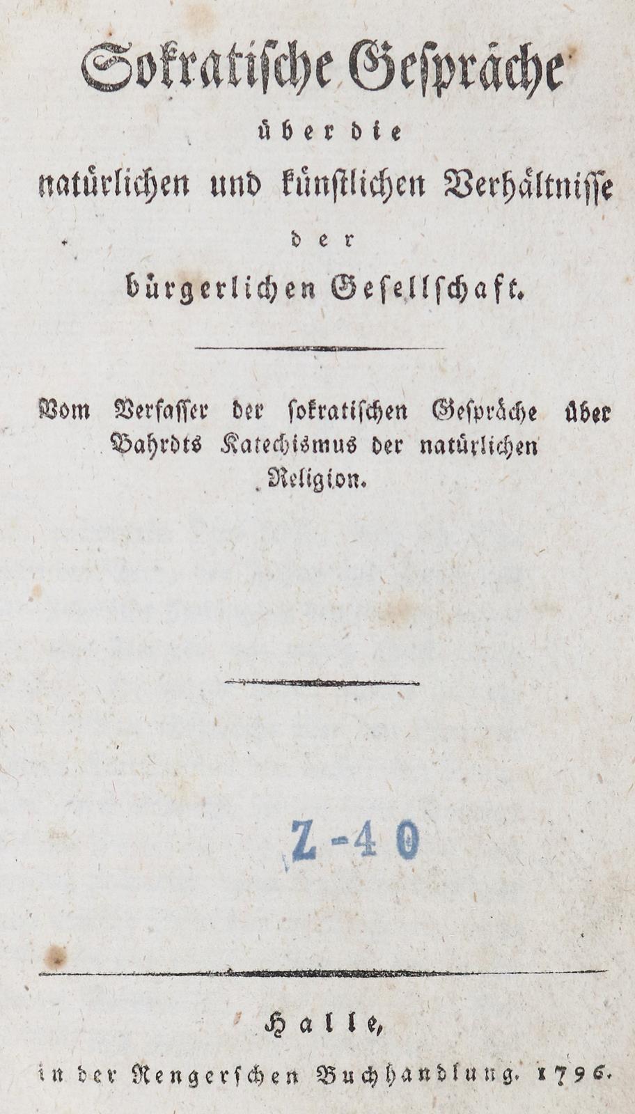 (Heinzelmann,J.C.F.). | Bild Nr.1