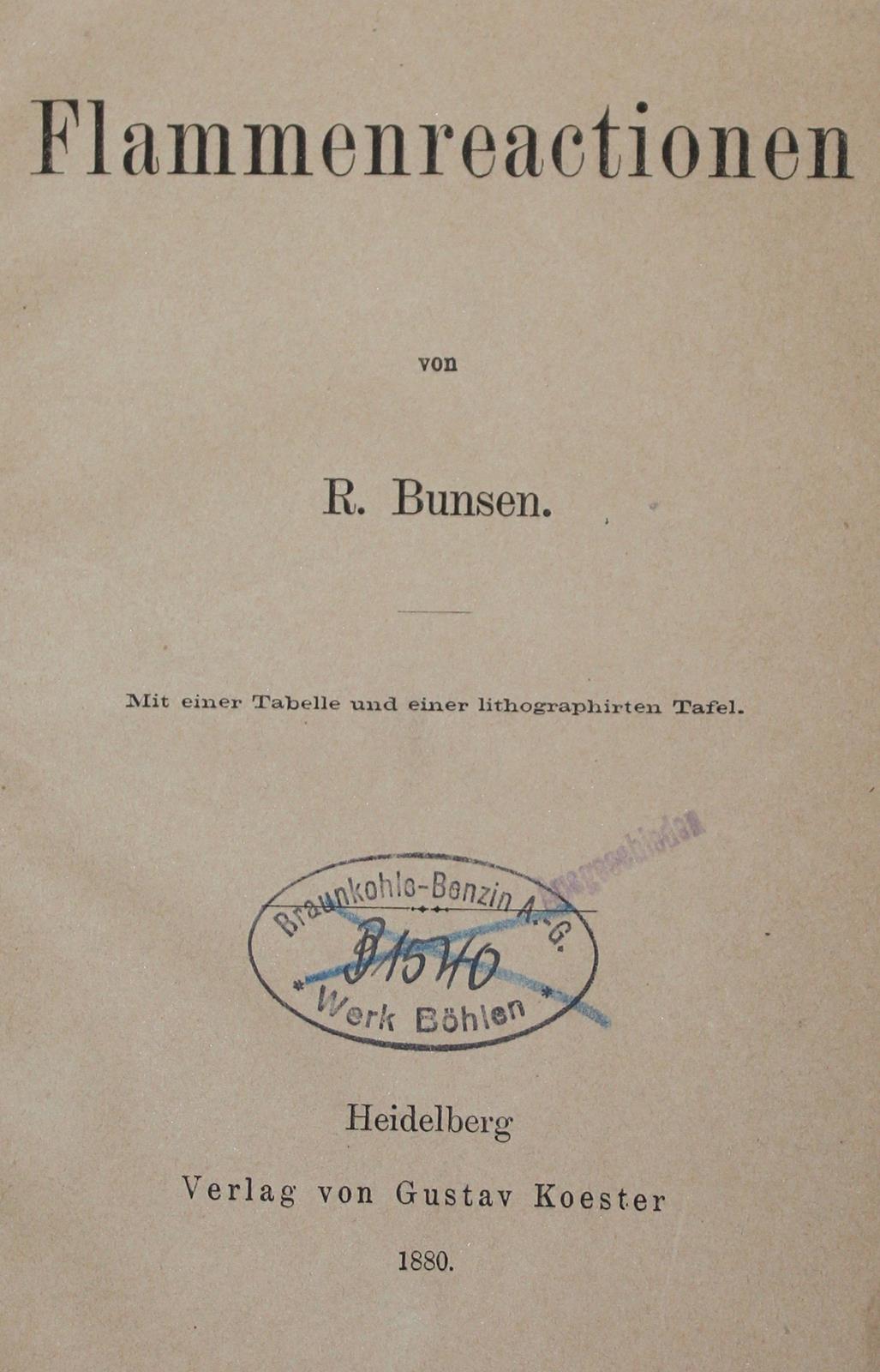 Bunsen,R. | Bild Nr.1