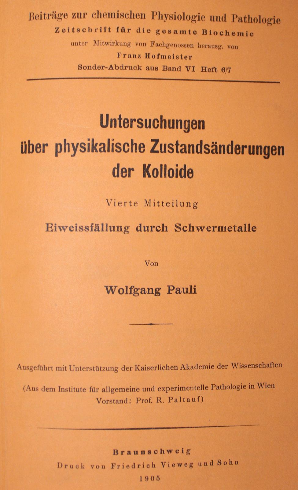 Pauli,W. | Bild Nr.1