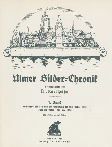 Ulmer Bilder-Cronik. | Bild Nr.1