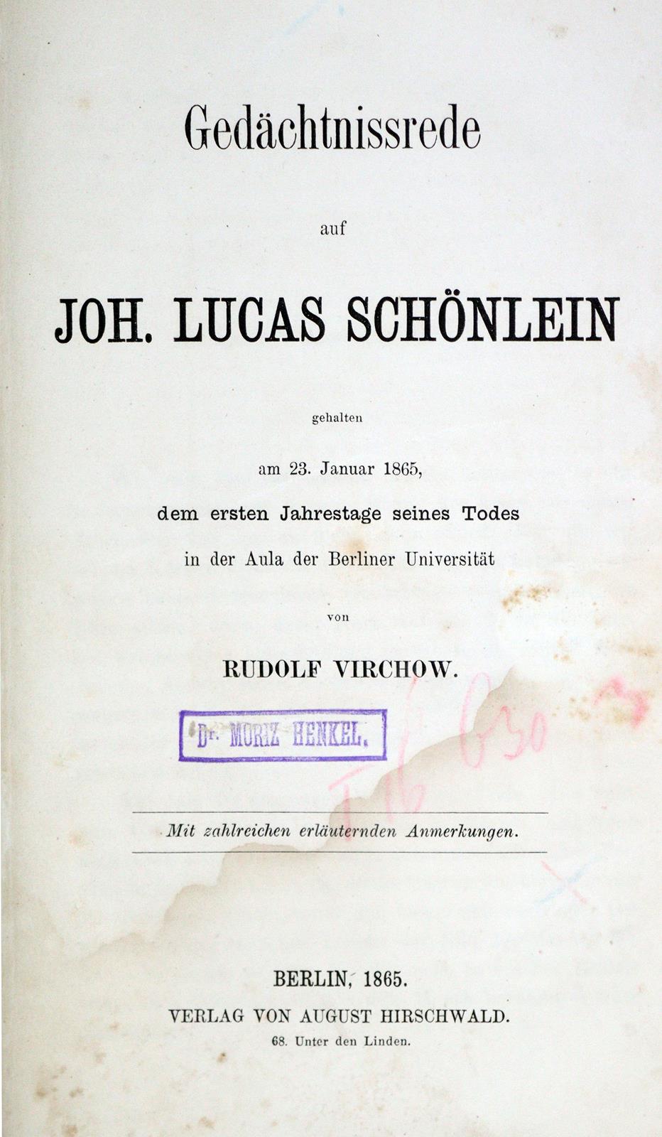 Virchow,R. | Bild Nr.1