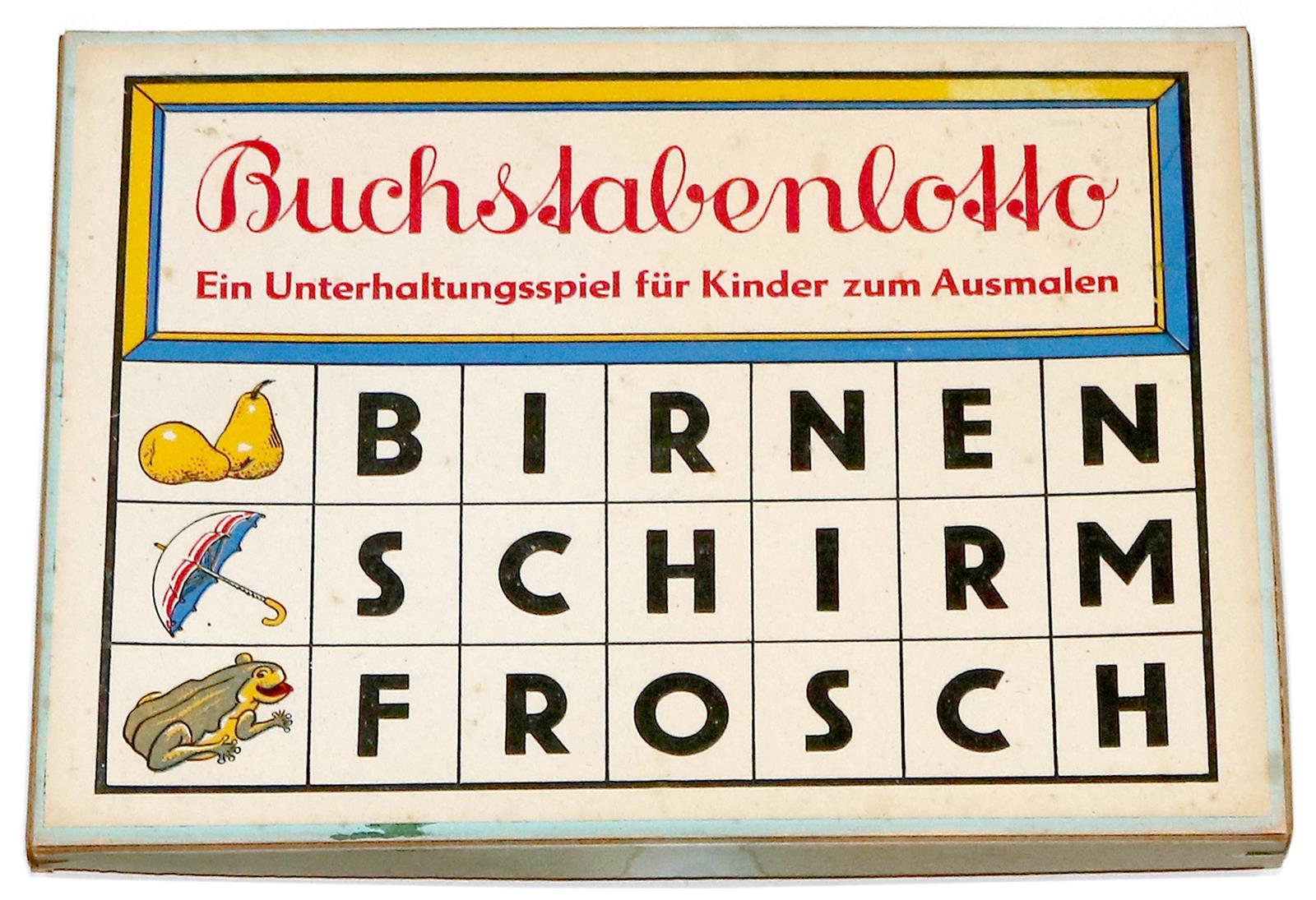 Buchstabenlotto. | Bild Nr.1