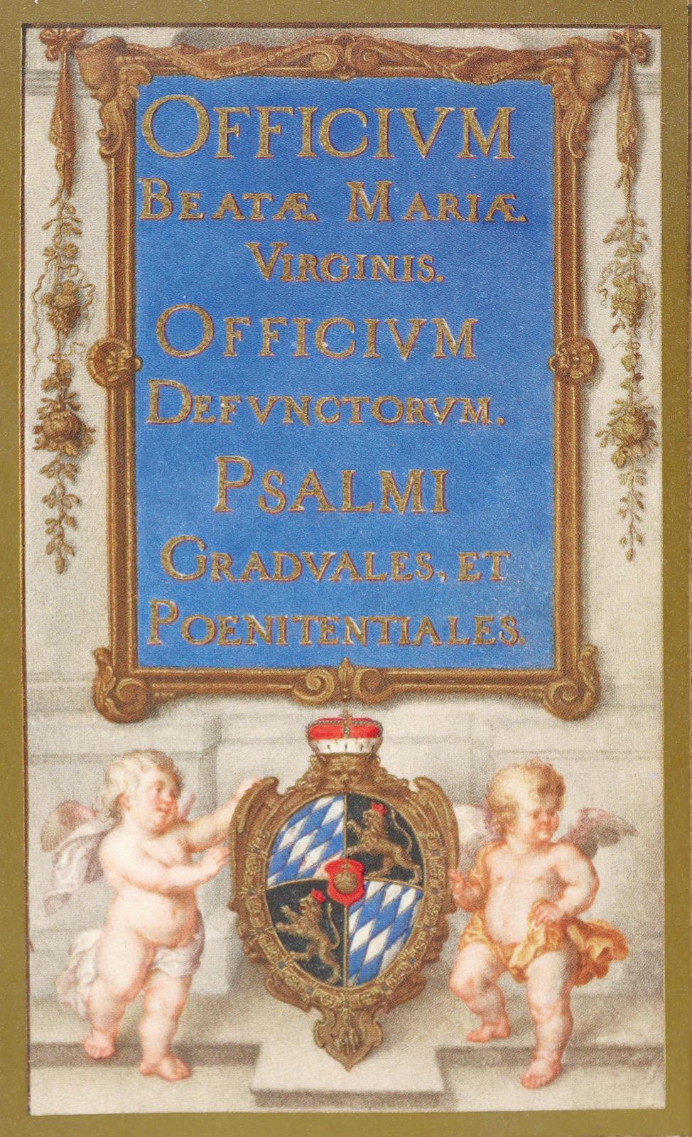 Gebetbuch Kurfürst Maximilians I. von Bayern, Das. | Bild Nr.1