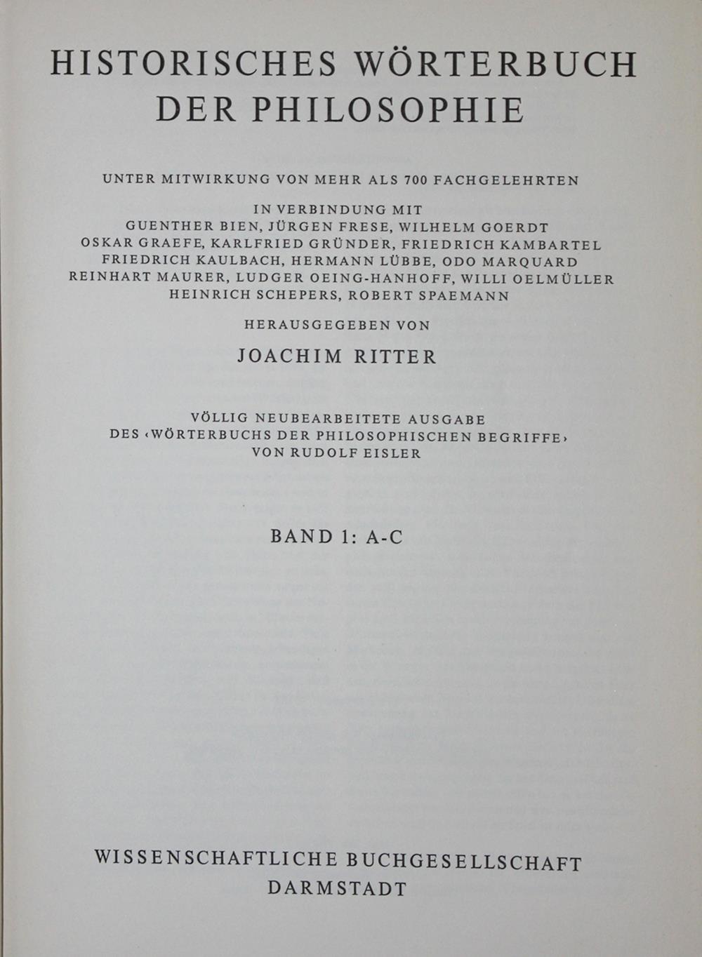 Ritter,J. (Hrsg.). | Bild Nr.1