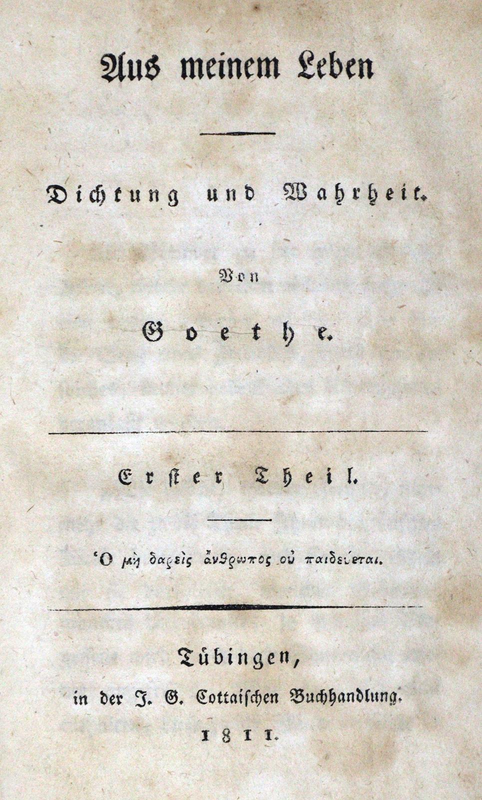 Goethe,(J.W.v.). | Bild Nr.1