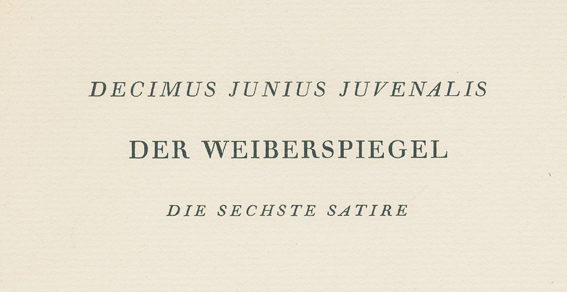 Juvenal, Decimus Iunius. | Bild Nr.1