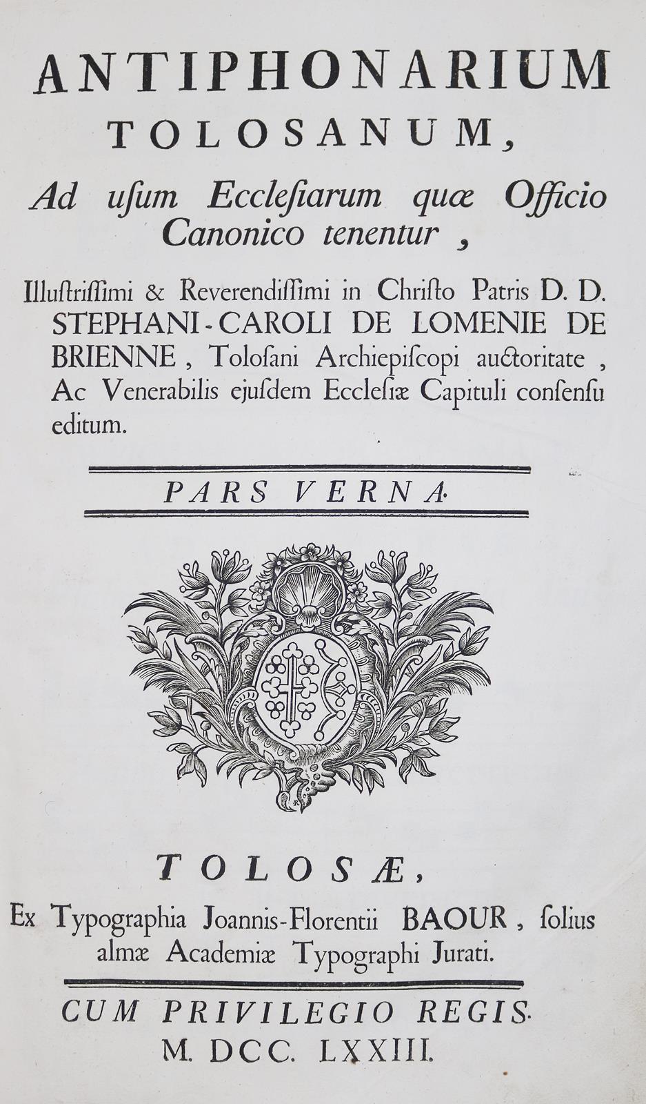 Antiphonarium Tolosanum | Bild Nr.1