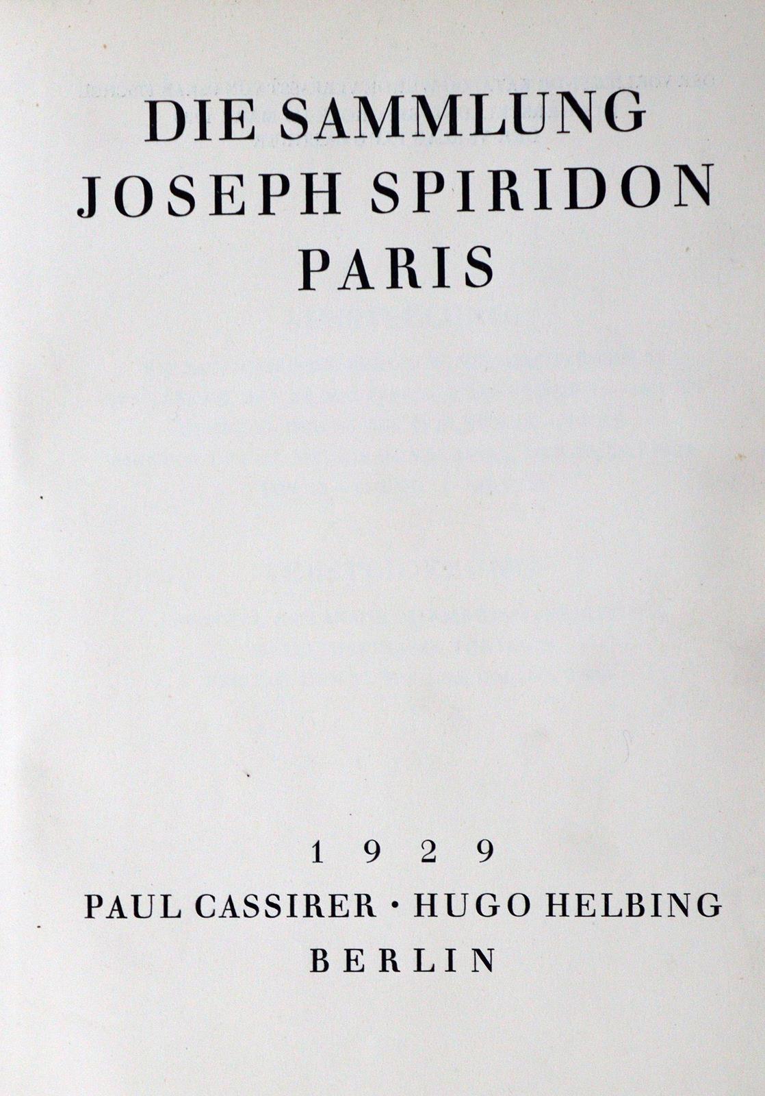 Cassirer,P. u. H.Helbing. | Bild Nr.1