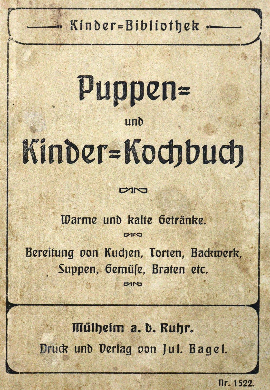 Puppen- und Kinder-Kochbuch. | Bild Nr.1