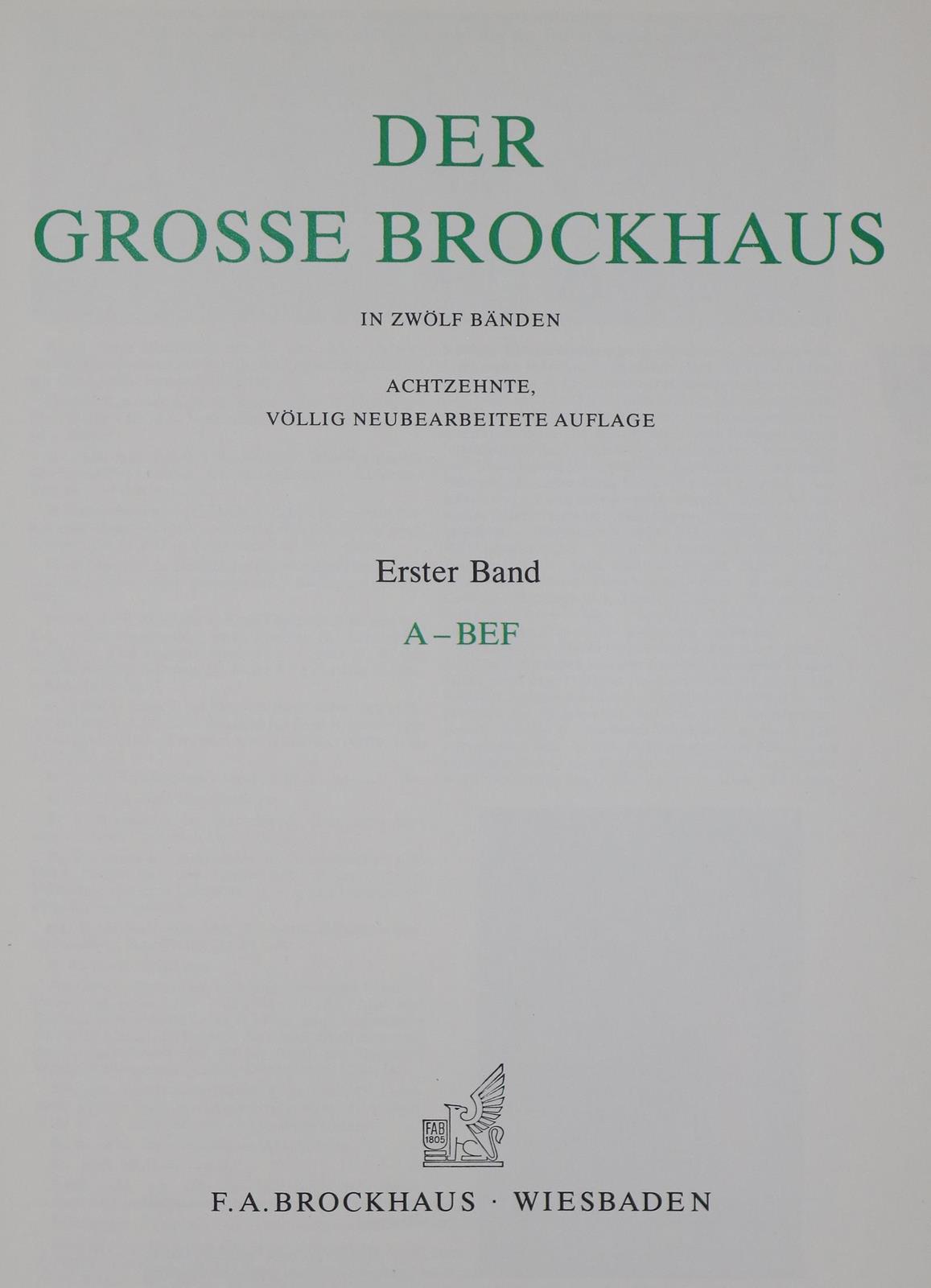 Große Brockhaus, Der. | Bild Nr.1