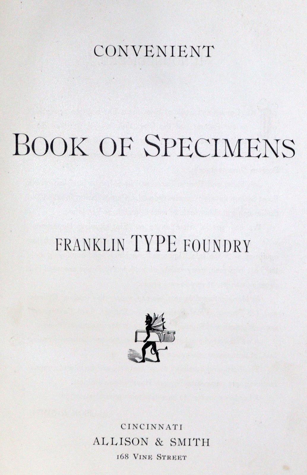 Franklin Type Foundry. | Bild Nr.2