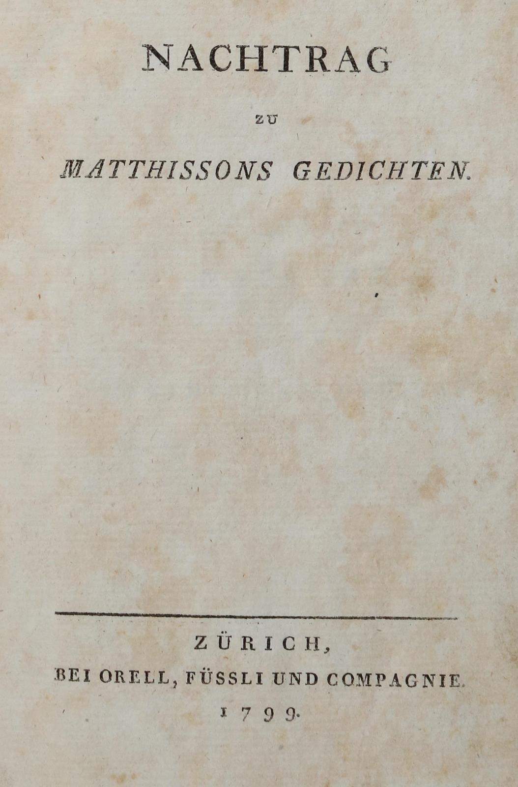 Matthisson,Fr.von. | Bild Nr.1