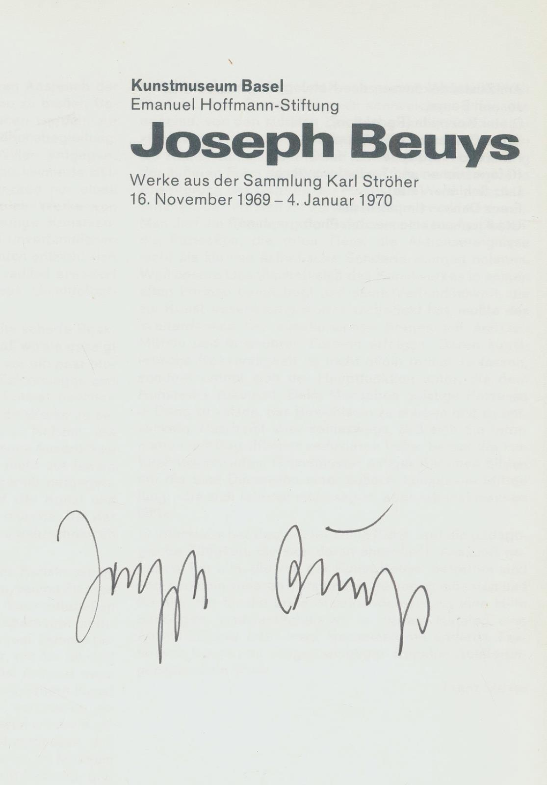 Joseph Beuys. | Bild Nr.1