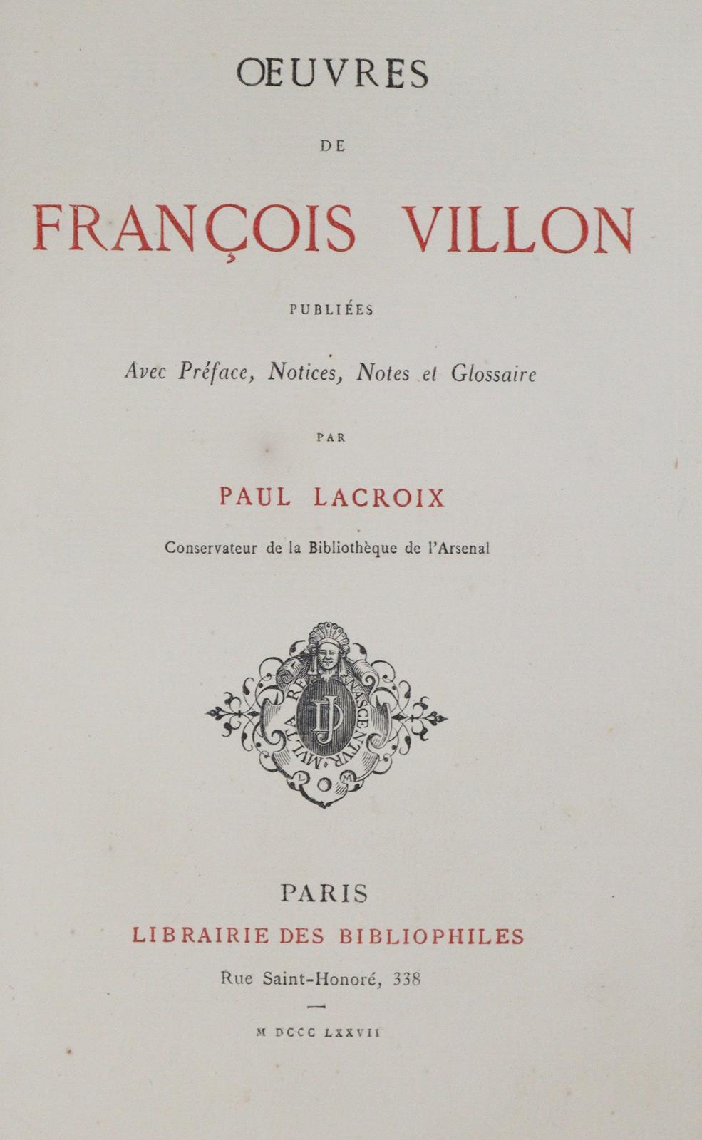 Villon,F. | Bild Nr.1