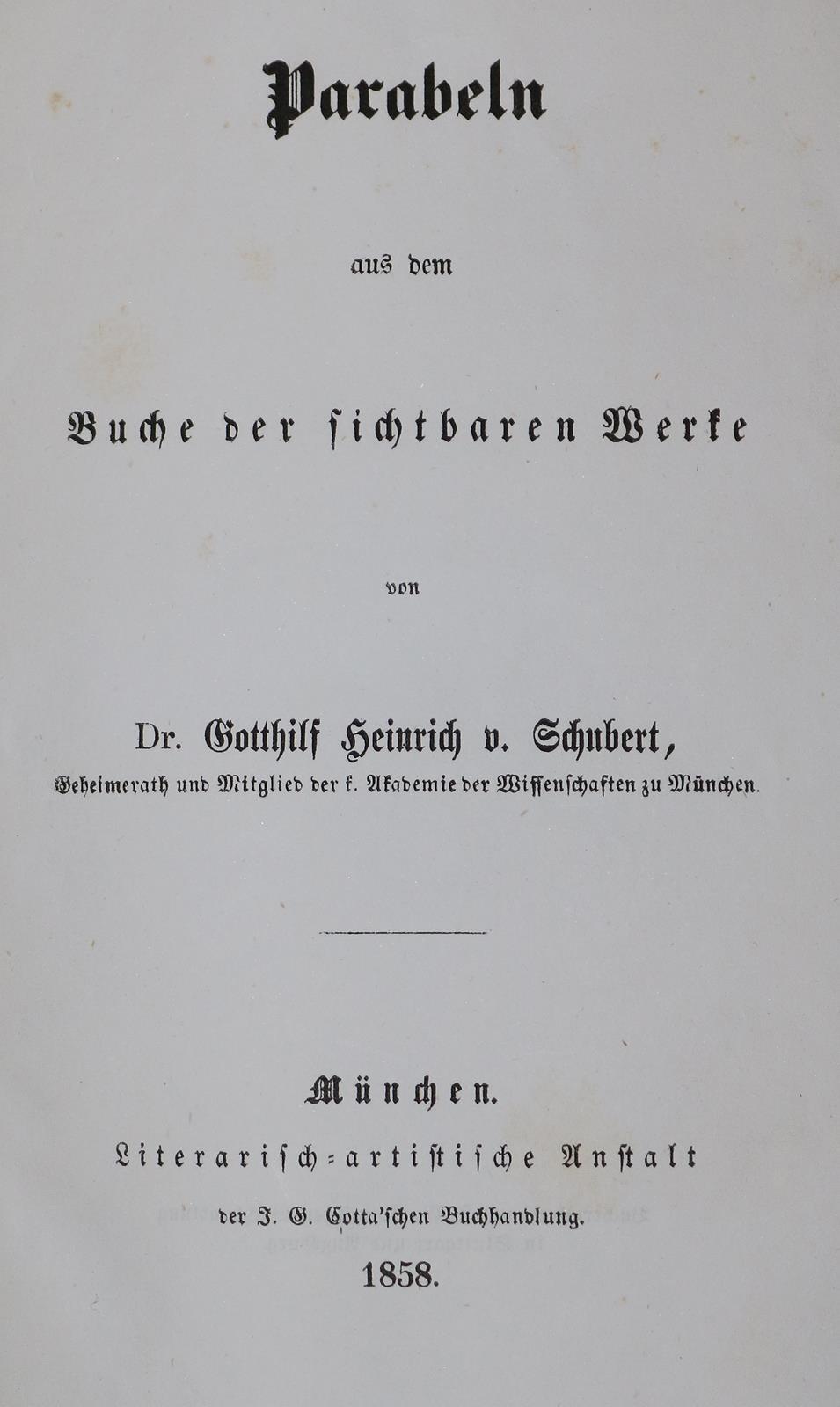 Schubert,G.H.v. | Bild Nr.1