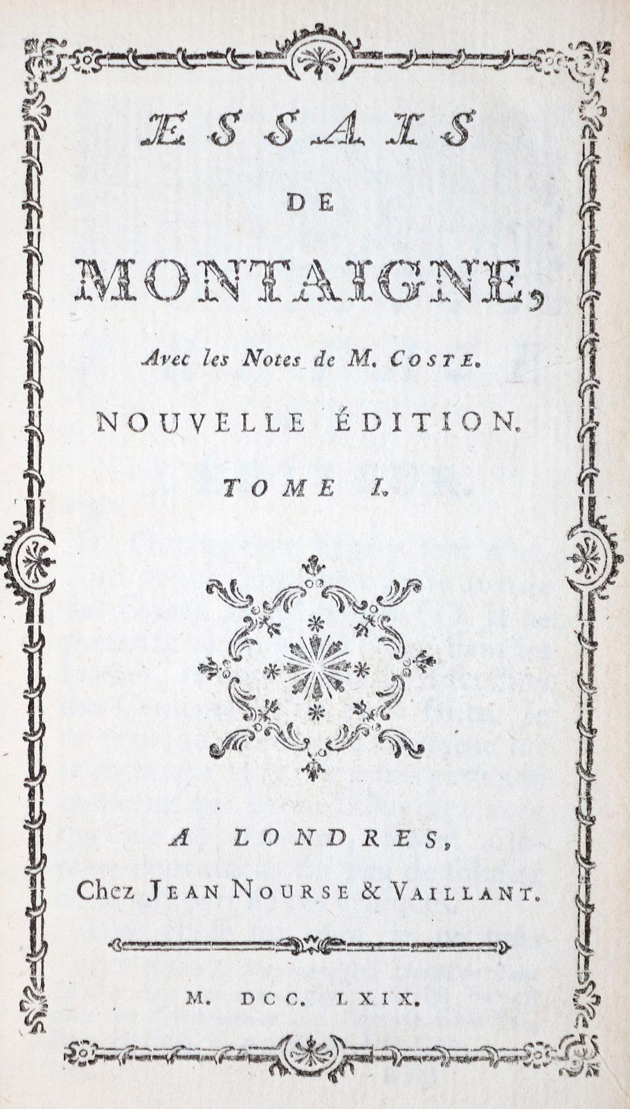 Montaigne,M.de. | Bild Nr.2