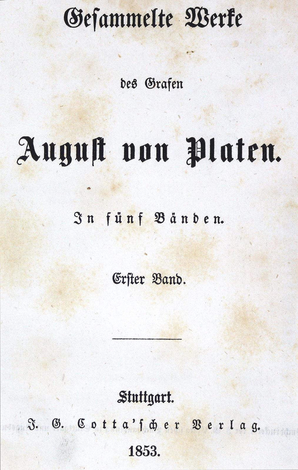 Platen,A.v. | Bild Nr.1