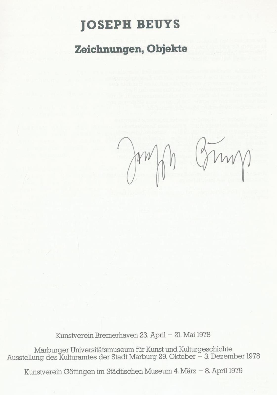 Joseph Beuys. | Bild Nr.1