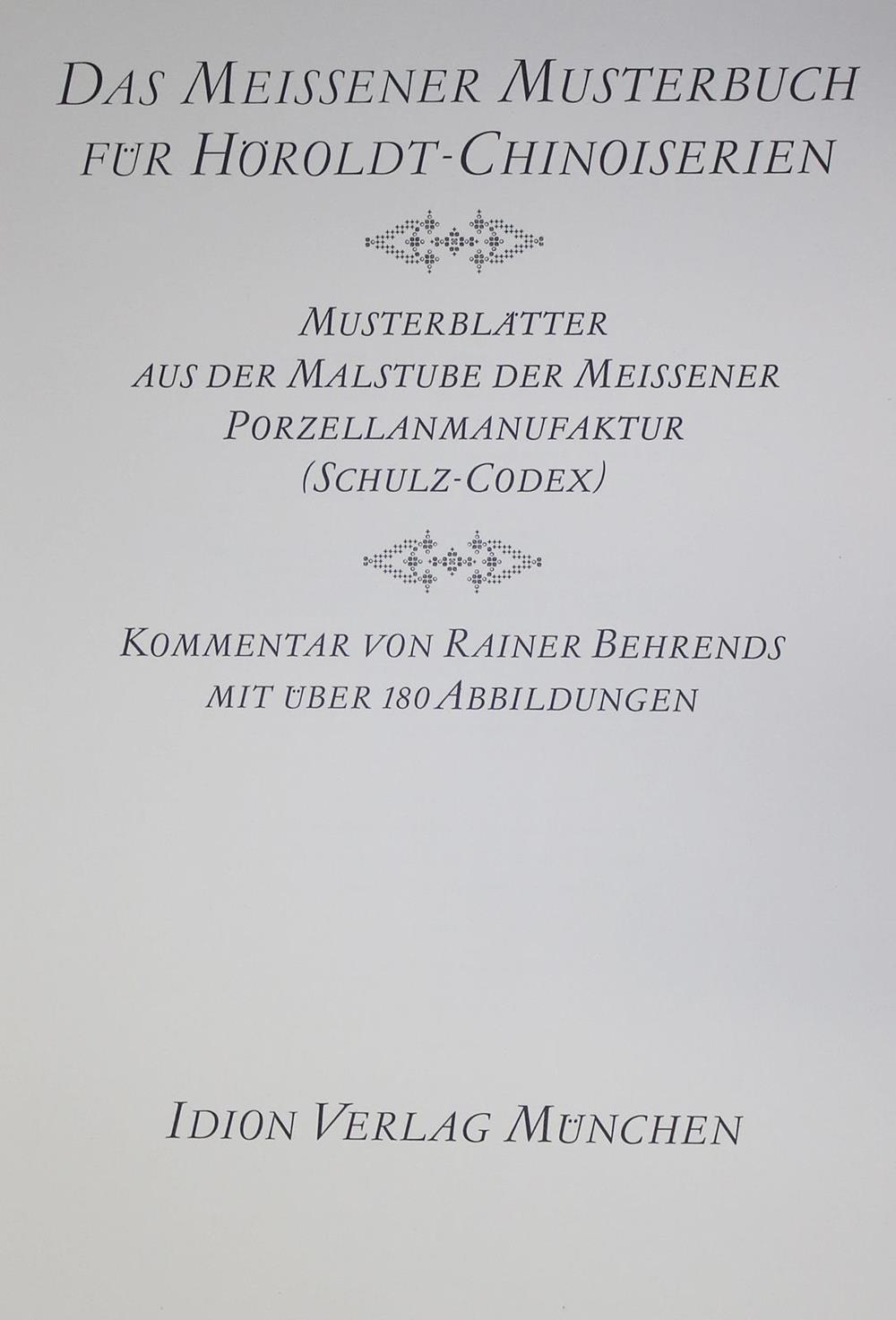 Meissener Musterbuch, Das, | Bild Nr.2