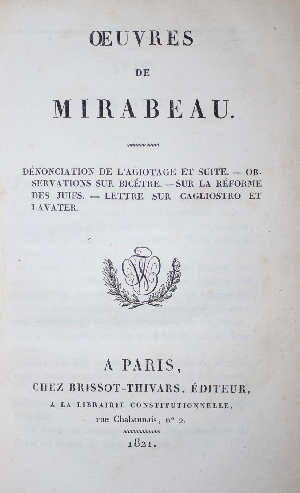 Mirabeau,(G.H.R.de). | Bild Nr.1