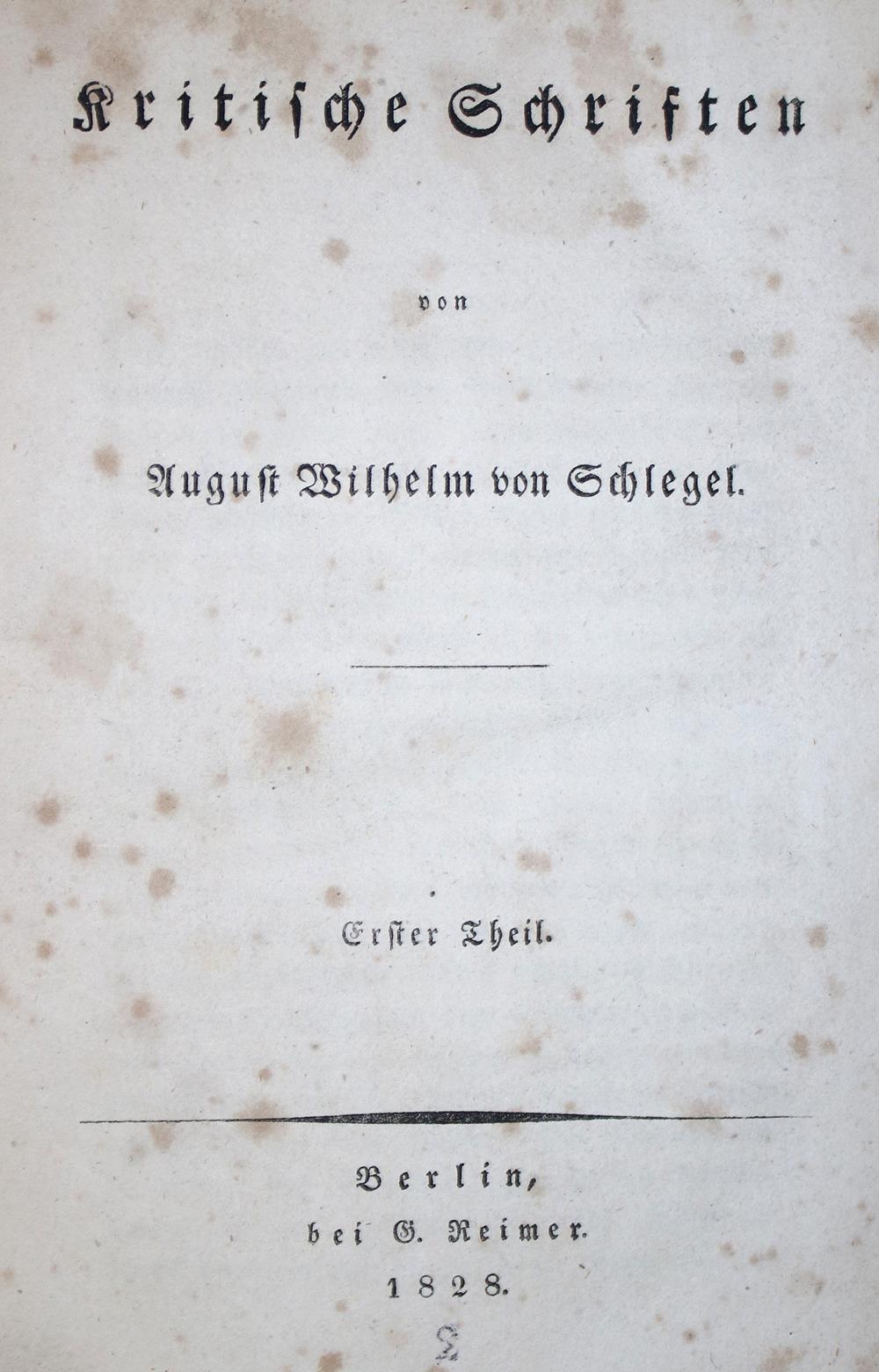 Schlegel,A.W. | Bild Nr.1