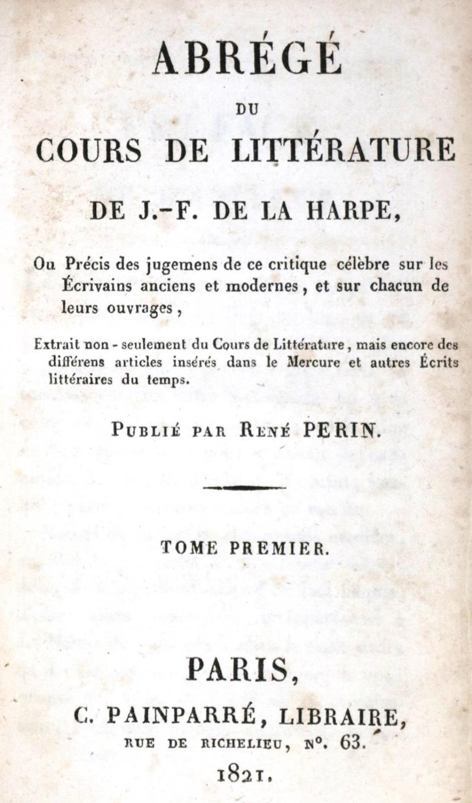 De la Harpe,J.F. u. R.Perin. | Bild Nr.1
