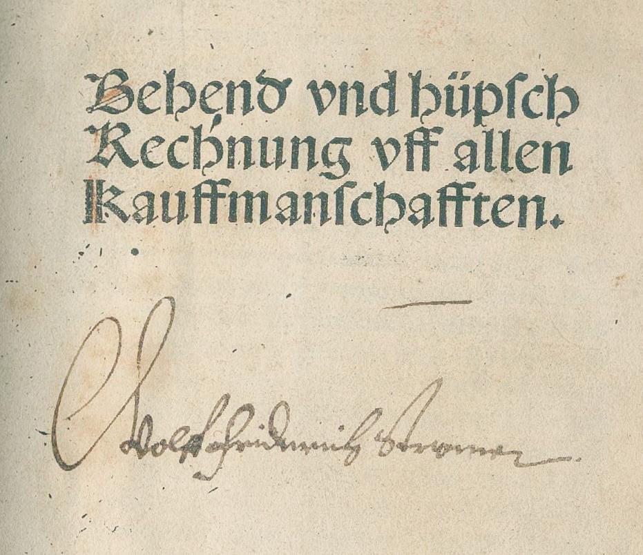 [Widmann, Johann]. | Bild Nr.1