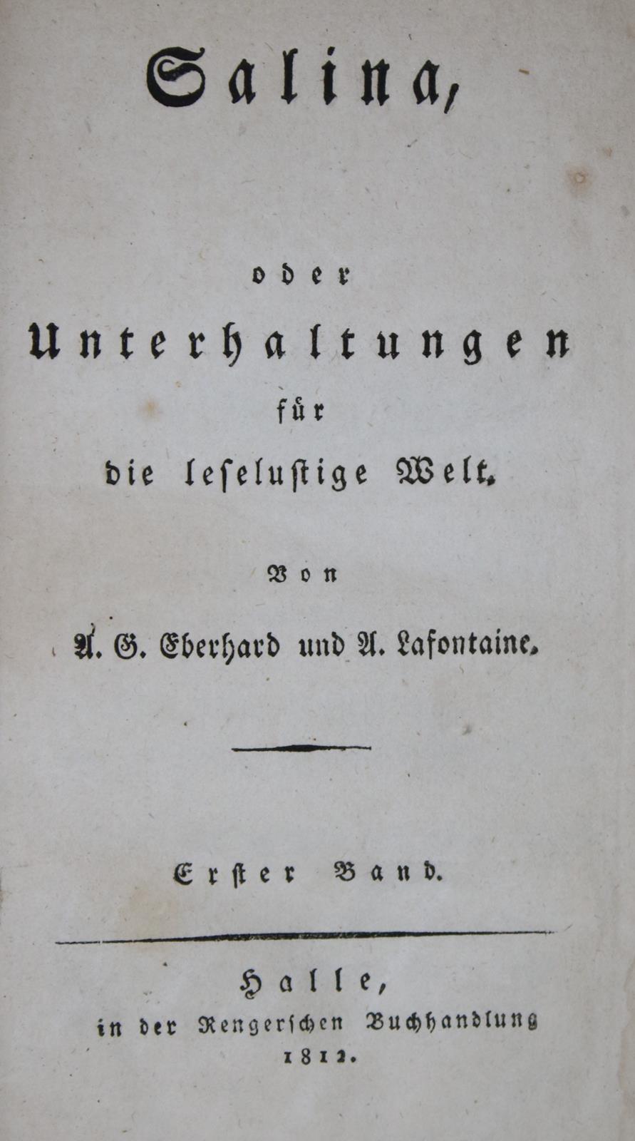 Eberhard,A.G. u. A.Lafontaine (Hrsg.). | Bild Nr.1