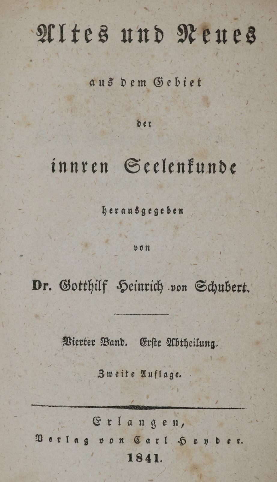 Schubert,G.H. | Bild Nr.1