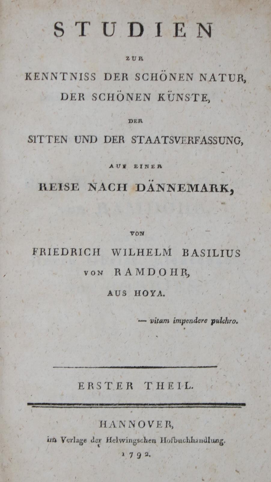 Ramdohr,F.W.B.v. | Bild Nr.1