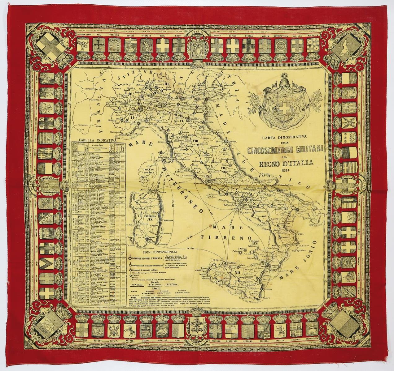 Carte de Italie. | Bild Nr.1