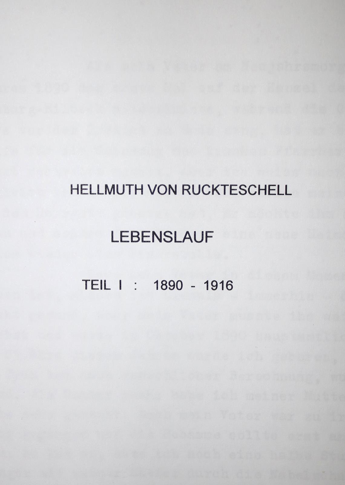 Ruckteschell, Hellmuth von, | Bild Nr.1