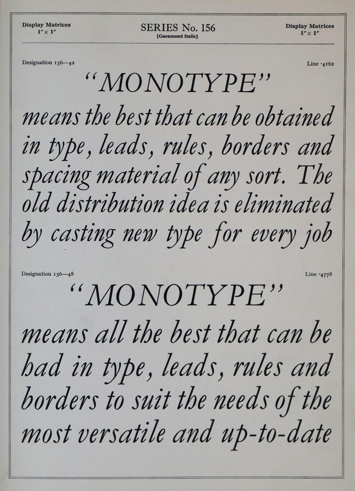 Monotype Co. | Bild Nr.1