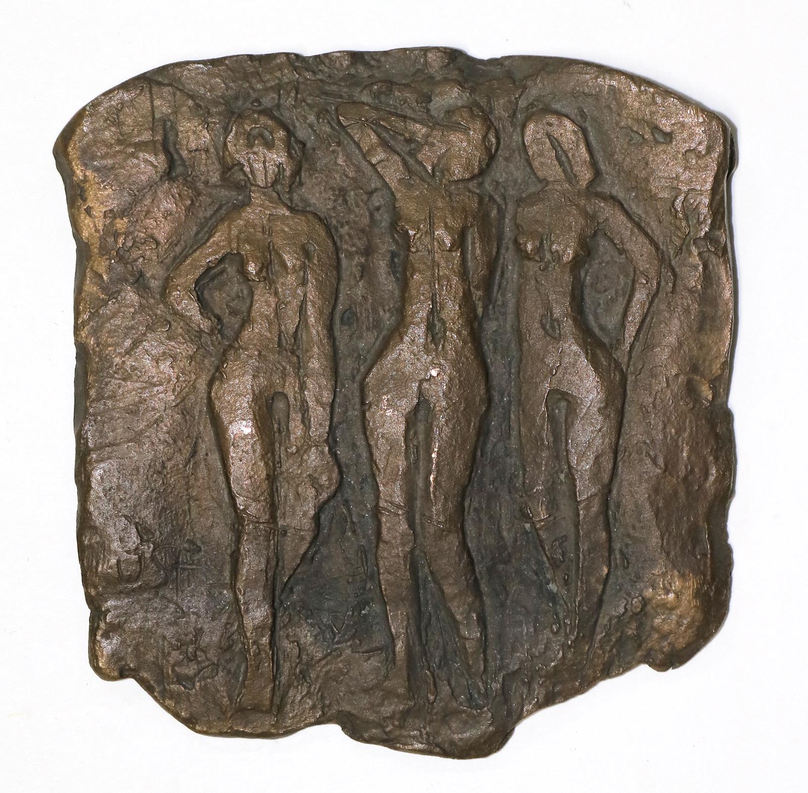 Bronzerelief. | Bild Nr.1