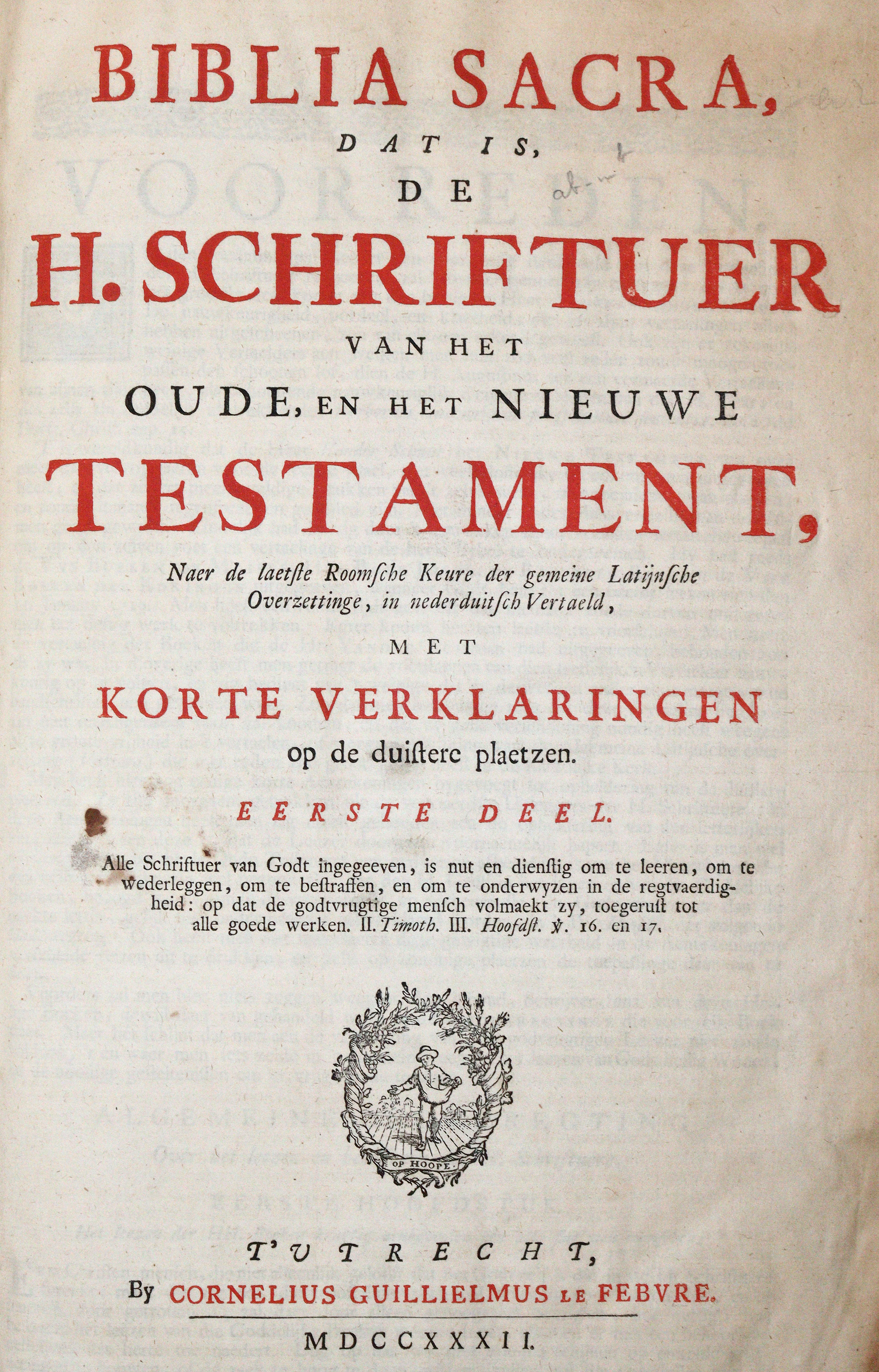 Biblia neerlandica. | Bild Nr.2