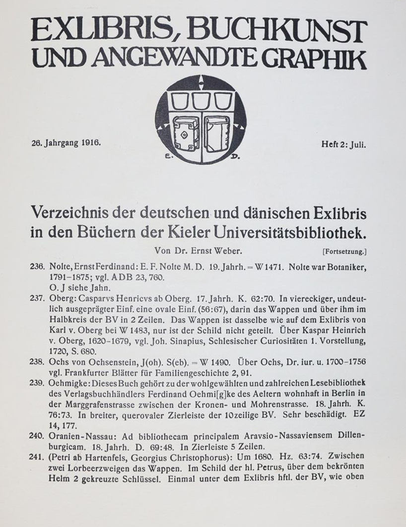 Ex Libris. | Bild Nr.1