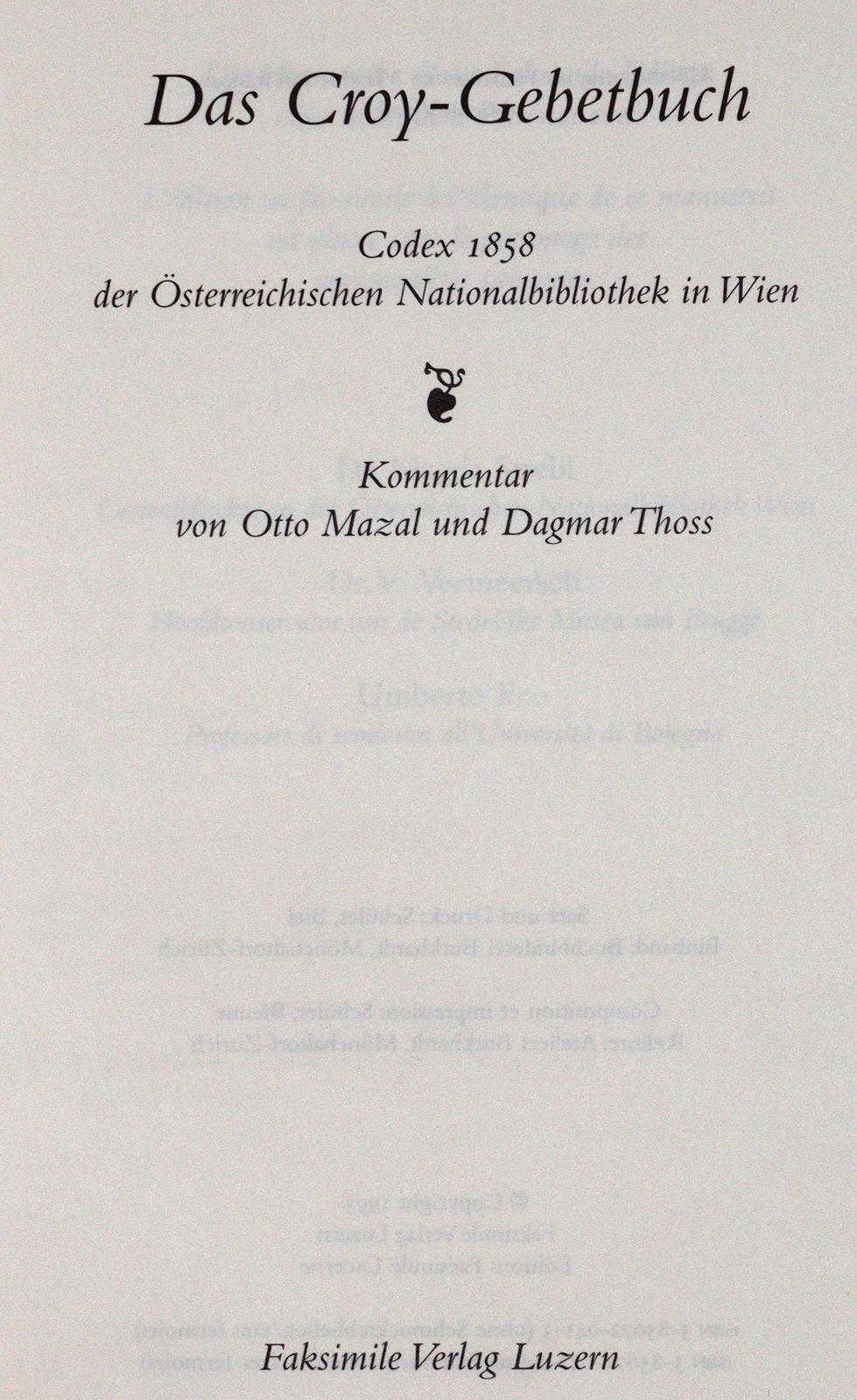 Das Croy-Gebetbuch. | Bild Nr.4