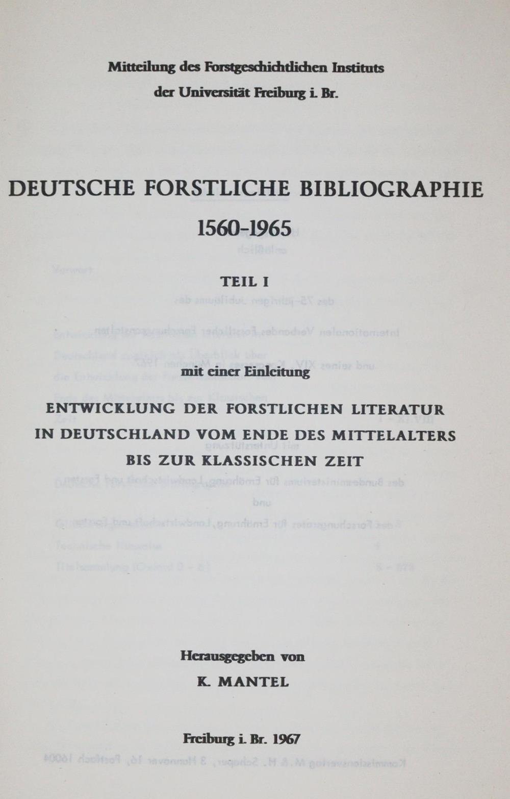 Mantel,K. (Hrsg.). | Bild Nr.1