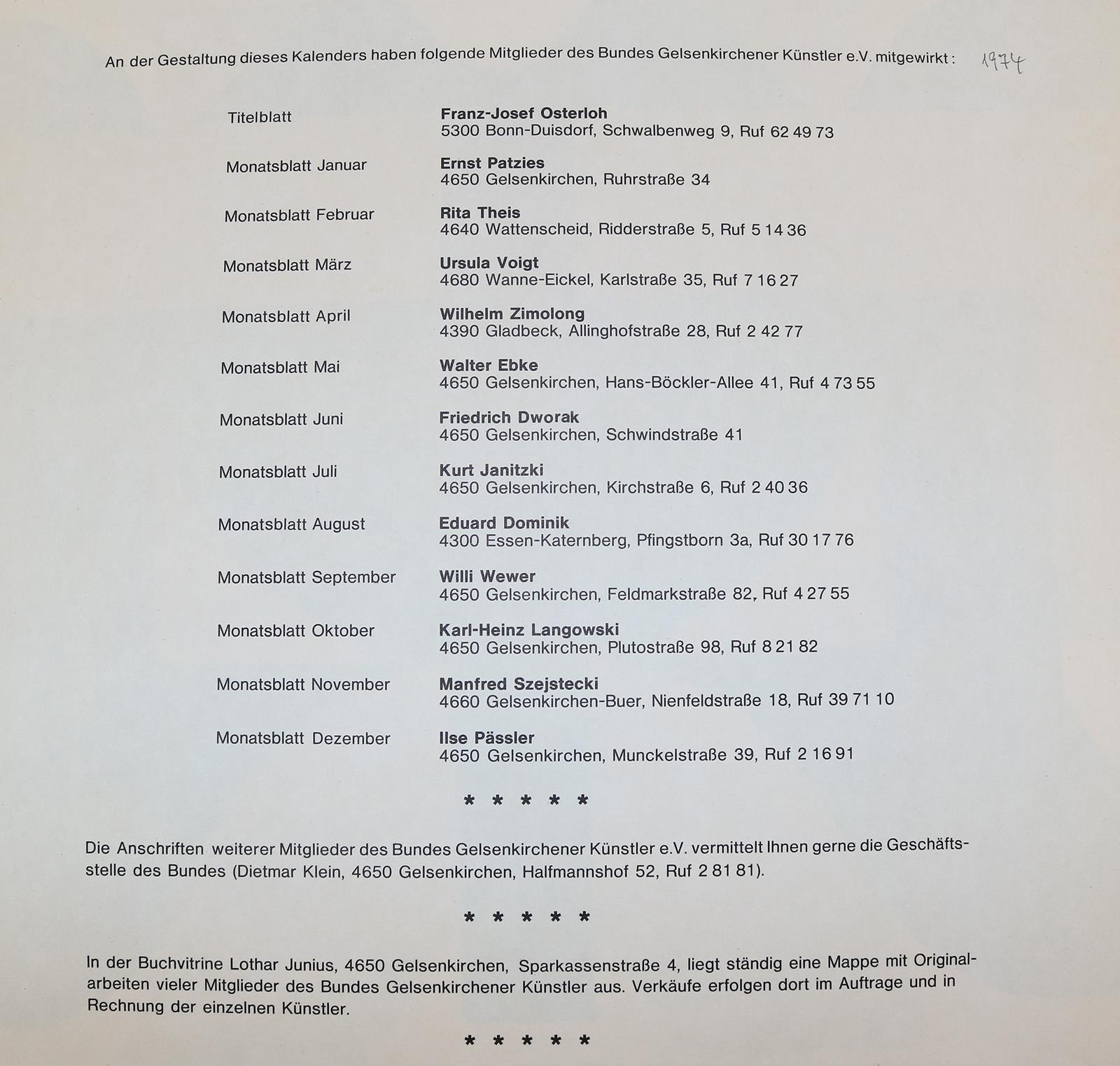 Bund Gelsenkirchener Künstler e.V. | Bild Nr.8